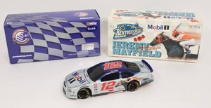 lot 255 image: Jeremy Mayfield #12 Kentucky Derby Mobil 1 124 Action Racing NASCAR Die-Cast Car BANK...