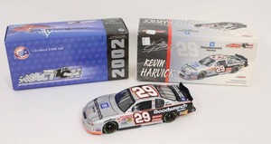 lot 257 image: Kevin Harvick #29 Goodwrench 2002 Action Racing 124 NASCAR Diecast Car...