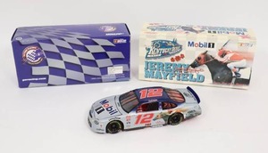 lot 258 image: Jeremy Mayfield #12 Kentucky Derby Mobil 1 124 Action Racing NASCAR Die-Cast Car...