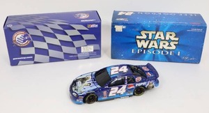 lot 259 image: Jeff Gordon #24 Star Wars Pepsi Action Racing 124 NASCAR Diecast Car BANK...