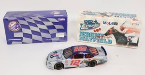 lot 263 image: Jeremy Mayfield #12 Kentucky Derby Mobil 1 124 Action Racing NASCAR Die-Cast Car BANK...