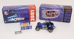 lot 264 image: Steve Kinser #11 Napa Auto Parts 124 2001 Action Xtreme Series Sprint Car...
