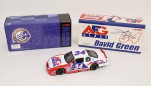 lot 268 image: David Green #34 AFG 124 Action Racing NASCAR Die-Cast Car...