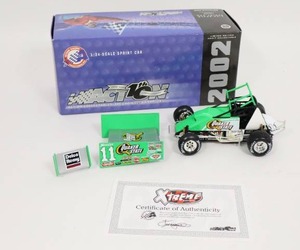 lot 269 image: Steve Kinser #11 Quaker State King of the Outlaws 124 Xtreme Action Racing Sprint Car 2002...
