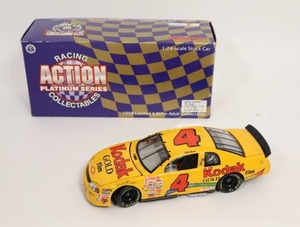 lot 273 image: Sterling Marlin #4 Kodak 124 Action Racing Platinum Series NASCAR Die-Cast Car BANK...