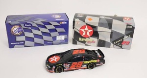 lot 274 image: Kenny Irwin #28 Texaco Halvoline 124 Action Racing Platinum Series NASCAR Die-Cast Car BANK...