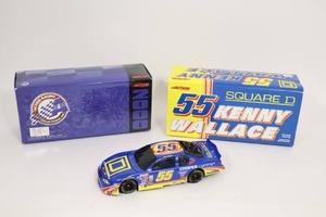 lot 285 image: Kenny Wallace #55 Square D 2000 Chevy Monte Carlo Action Racing 124 NASCAR Diecast Car BANK...