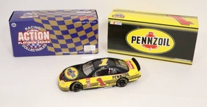 lot 286 image: Steve Park #1 Pennzoil 124 Action Racing Platinum Series NASCAR Die-Cast Car BANK...