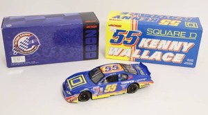 lot 294 image: Kenny Wallace #55 Square D 2000 Chevy Monte Carlo Action Racing 124 NASCAR Diecast Car BANK...