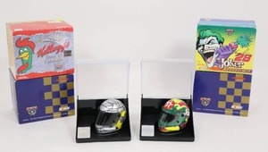 lot 307 image: NASCAR Kenny Irwin #28 The Joker 50th Anniversary, Terry Labonte #5 Kelloggs Corn Flakes Signed Mini Helmets...