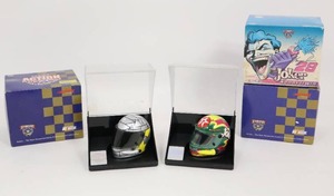 lot 308 image: NASCAR Kenny Irwin #28 The Joker 50th Anniversary, Terry Labonte #5 Kelloggs Corn Flakes Signed Mini Helmets...