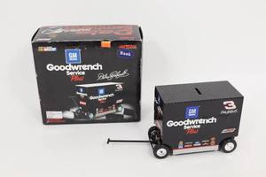 lot 400 image: DALE EARNHARDT # 3 GOODWRENCH SERVICE PLUS PIT WAGON COIN BANK