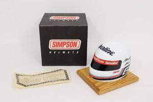 lot 401 image: Valvoline Simpson #6 Mark Martin Small Nascar Racing Helmet