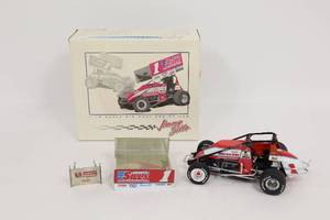 lot 409 image: Jimmy Sills 118 Scale Die Cast Sprint Car