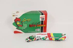 lot 502 image: Terry Labonte 1998 Kelloggs Corny 164 Chevy Dually Trailer