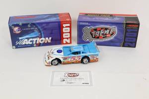 lot 535 image: Ray Cook #53 Dirt Car Xtreme Late Model Diecast Youngblood Construction 124