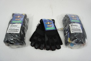 lot 113 image: NewResale Lot of Mens Heavy Duty Cowhide Leather Grip Gloves By Wells Lamont