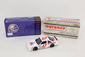 lot 452 image: Jeff Gordon Autographed 1990 Outback Steakhouse 124 Nascar Diecast Bank
