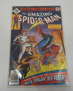 lot 1 image: Amazing Spider-Man #184 (Marvel Comics 1978) First White Dragon