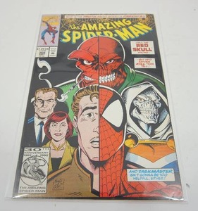 lot 15 image: The Amazing Spider-Man #366 with the Red Skull