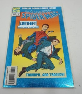 lot 19 image: The Amazing Spiderman #388 Foil Cover LifeTheft The Final Chapter Special Double-Sized Issue