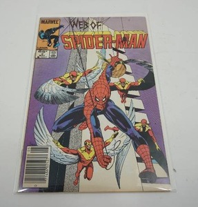 lot 25 image: Marvel Comic Book Web Of Spider-Man #2 May