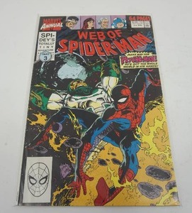 lot 28 image: Web of Spider-Man Annual Vol. 1 #6 1990 Marvel Comics Comic Book Original