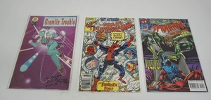 lot 79 image: (3) Gremlin Trouble #3 JAN - Marvel Comics Web of Spider-Man #76 MAY - Spider-Man Unlimited #10 SEPT Exiled 4 of 4 Comic Books...