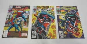 lot 90 image: (3) Marvel Comics Spider-Man #7 Marvel Back Issue First Print McFarlane, #33 Punisher 1991, #30 Brianstorm Return to the Mad Dog Ward...