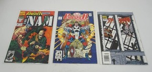 lot 92 image: (3) Marvel Comics The Punisher 2099 #1 FEB, #57 Jail Cell Cover, #68 NAM 1986...