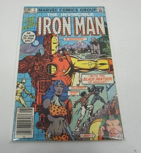 lot 105 image: Marvel Comics Group #5 Iron Man Annual 1982 Killmonger Black Panther Wakanda Eternals Madame Slay...