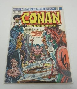 lot 119 image: Marvel Comics Group Conan The Barbarian #33 DEC The Gauntlet of the Seven Deaths...