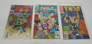 lot 139 image: (3) Marvel Comics The Mighty THOR #489 AUG 1995, The Mighty THOR vs The Mighty THOR #458 1993 First Cameo Appearance, The Mighty THOR #460 MAR 1993 Quality, Acid-Free Protection for Silver Age Comic Books.
