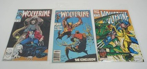 lot 141 image: (3) Marvel Comics Wolverine #70 1993, #6 APR 1989, #37 MAR The Conclusion
