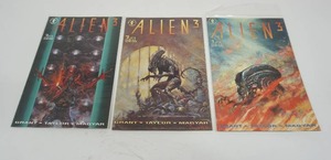 lot 147 image: (3) Dark Horse Comics Alien 3 Complete Set #1 #2 #3 Grant Taylor Magyar 1992 Arthur Suydam Covers