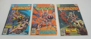 lot 159 image: (3) DC Comics The Warlord #2 #5 #32