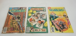 lot 163 image: (3) DC Comics The Warlord #54  #56  #58