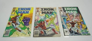 lot 176 image: (3) Marvel Comics Iron Man #200 AUG   #205 APR  #211 OCT