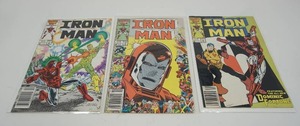 lot 178 image: (3) Marvel Comics Iron Man #211 OCT  #212 NOV  #213 DEC