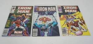 lot 182 image: (3) Marvel Comics Iron Man #199 OCT  #200 NOV  #201 DEC