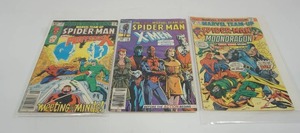 lot 192 image: (3) Spider-Man #118 JUNE Professor X  #44 APR Moondragon  #150 FEB X-Men Marvel Comics