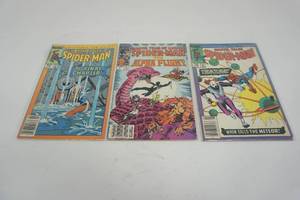 lot 196 image: (3)  Spider-Man #7 Alpha Flight Team-Up Annual  #172 FEB The Final Chapter #178 MAY Meteor Marvel Comics