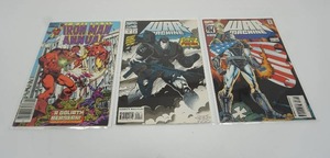 lot 203 image: (3) Iron Man #7 1984   War Machine #4 JULY  #16 JULY Marvel Comics