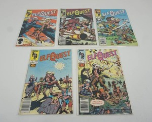 lot 204 image: (5) Elf Quest #1  #2  #3  #4  #5 Marvel Comics