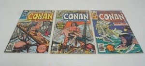 lot 206 image: (3) Conan the Barbarian  #98 Sea Witch  #100 JULY Death   #101 AUG Devil  Marvel Comics