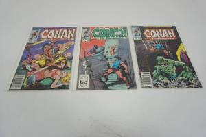lot 210 image: (3) Conan the Barbarian  #165 DEC  #156 MAR  #157 APR Marvel Comics