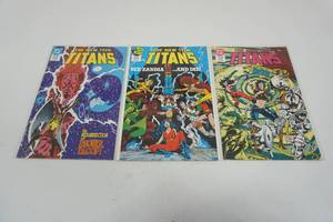 lot 220 image: (3) The New Teen Titans #26 DEC  #27 JAN  #28 FEB  DC Comics
