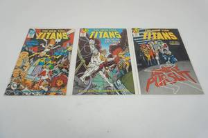 lot 222 image: (3) The New Teen Titans #34 AUG  #33 JULY  #32 JUNE  DC Comics