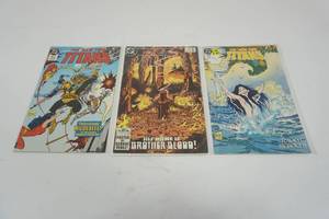 lot 224 image: (3) The New Teen Titans #41 MAR  #40 FEB  #39 JAN  DC Comics