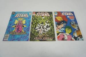 lot 225 image: (3) The New Teen Titans #46 SEPT  #43 MAY  #42 APR   DC Comics